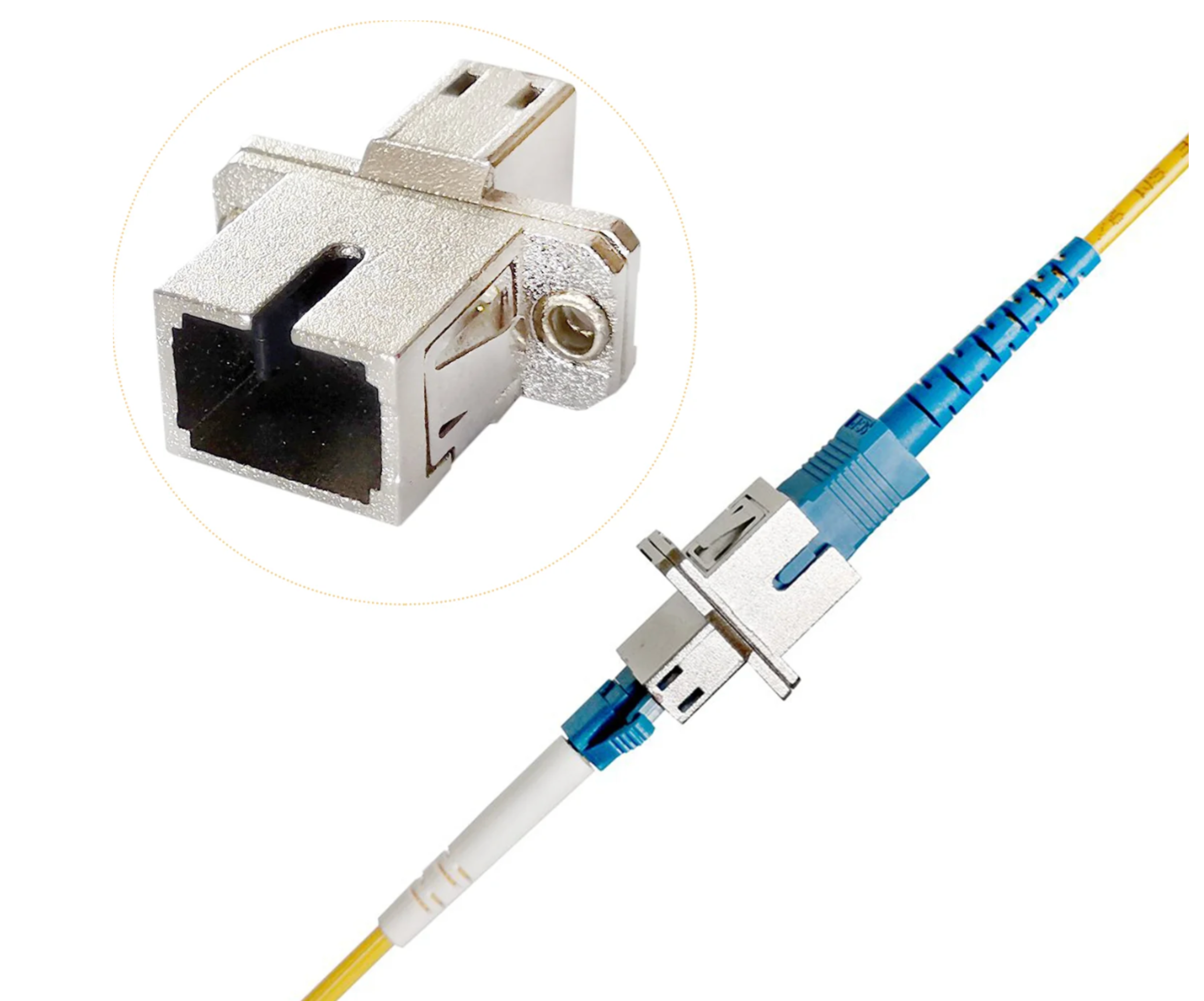 Adapter SC UPC to LC UPC 143